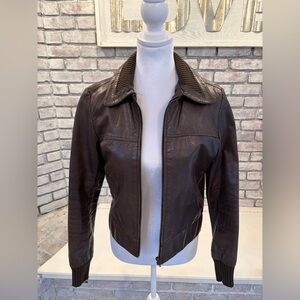 Vintage Zara Leather Jacket